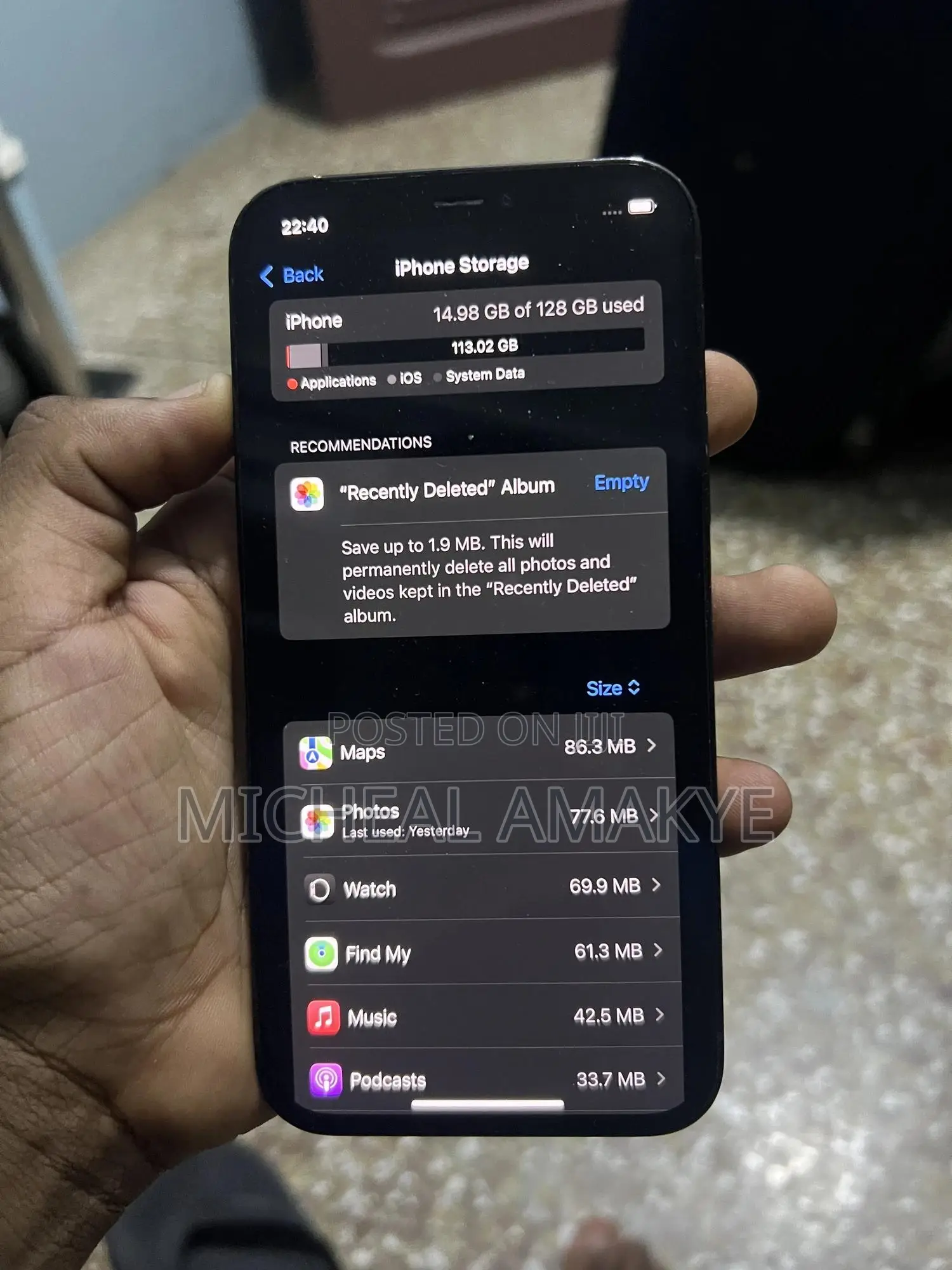 Apple iPhone 12 Pro 128 GB Blue