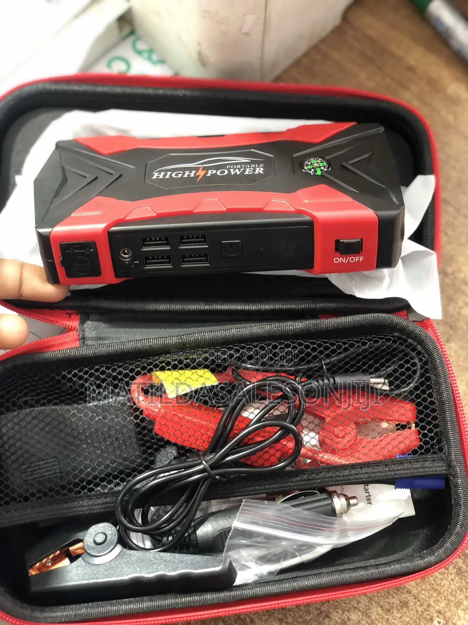 High Power Potable Multi-Function Jump Starter