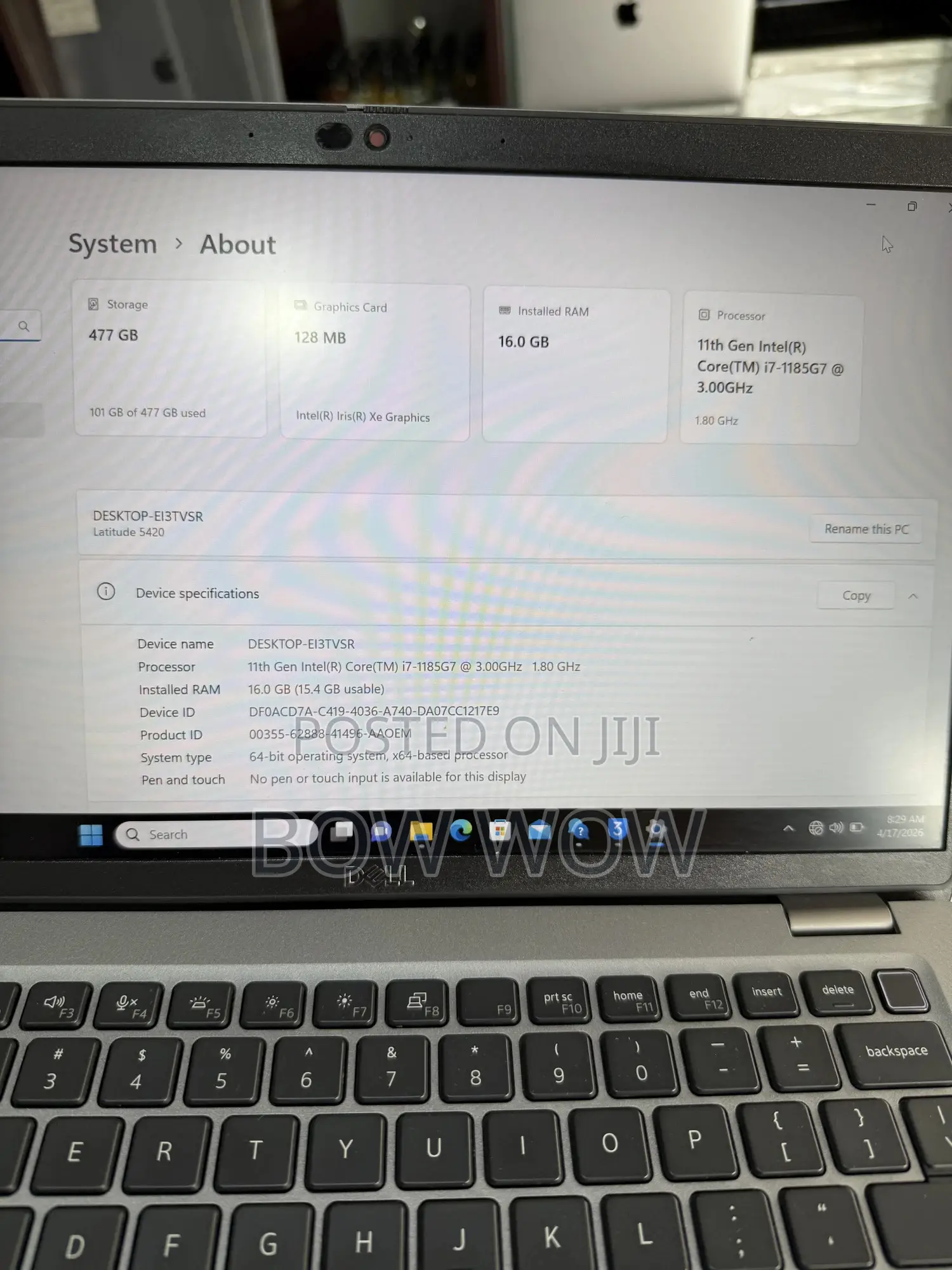 Laptop Dell Latitude 5420 16GB Intel Core i7 SSD 512GB