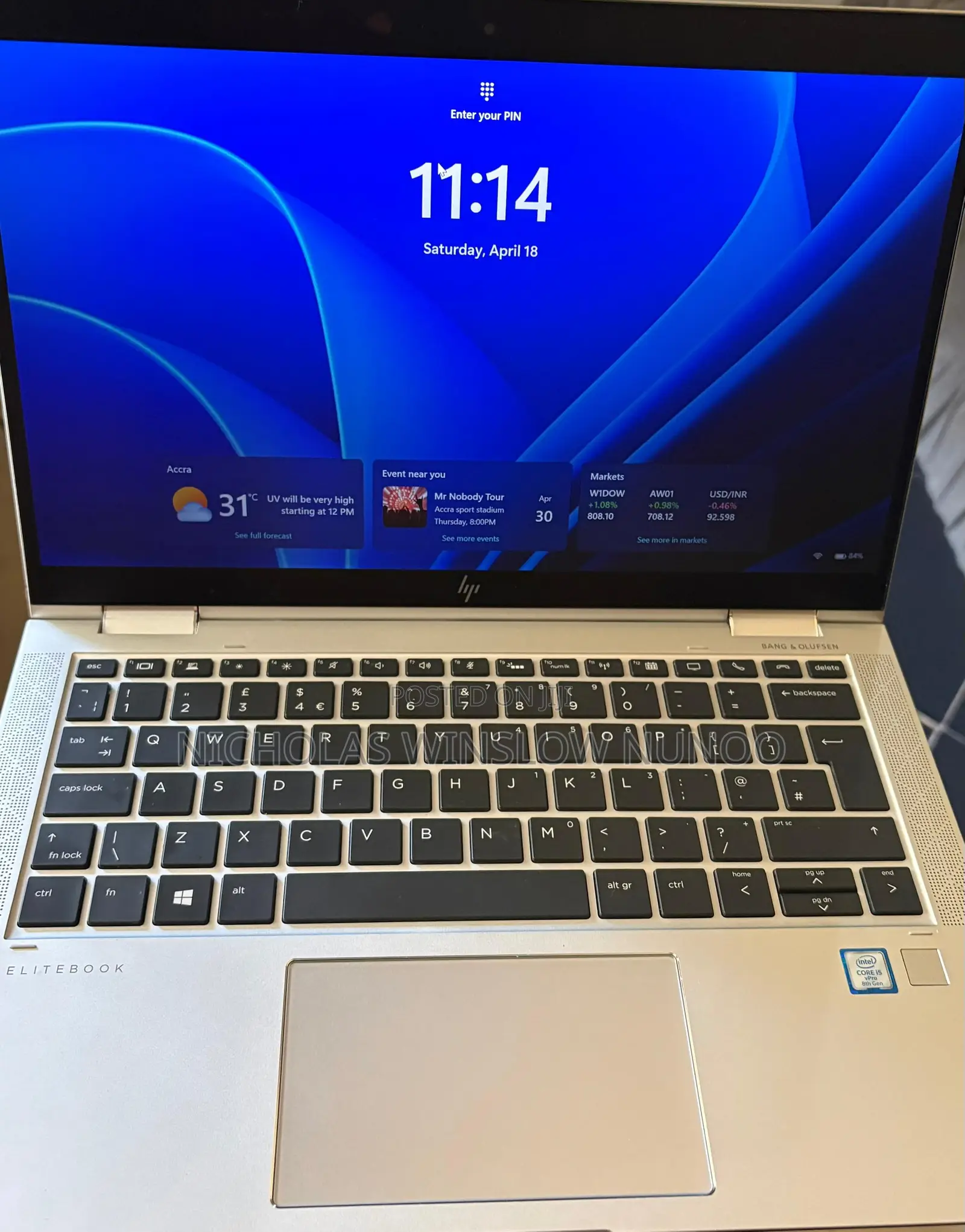 Laptop HP EliteBook 830 G7 16GB Intel Core i5 SSD 256GB