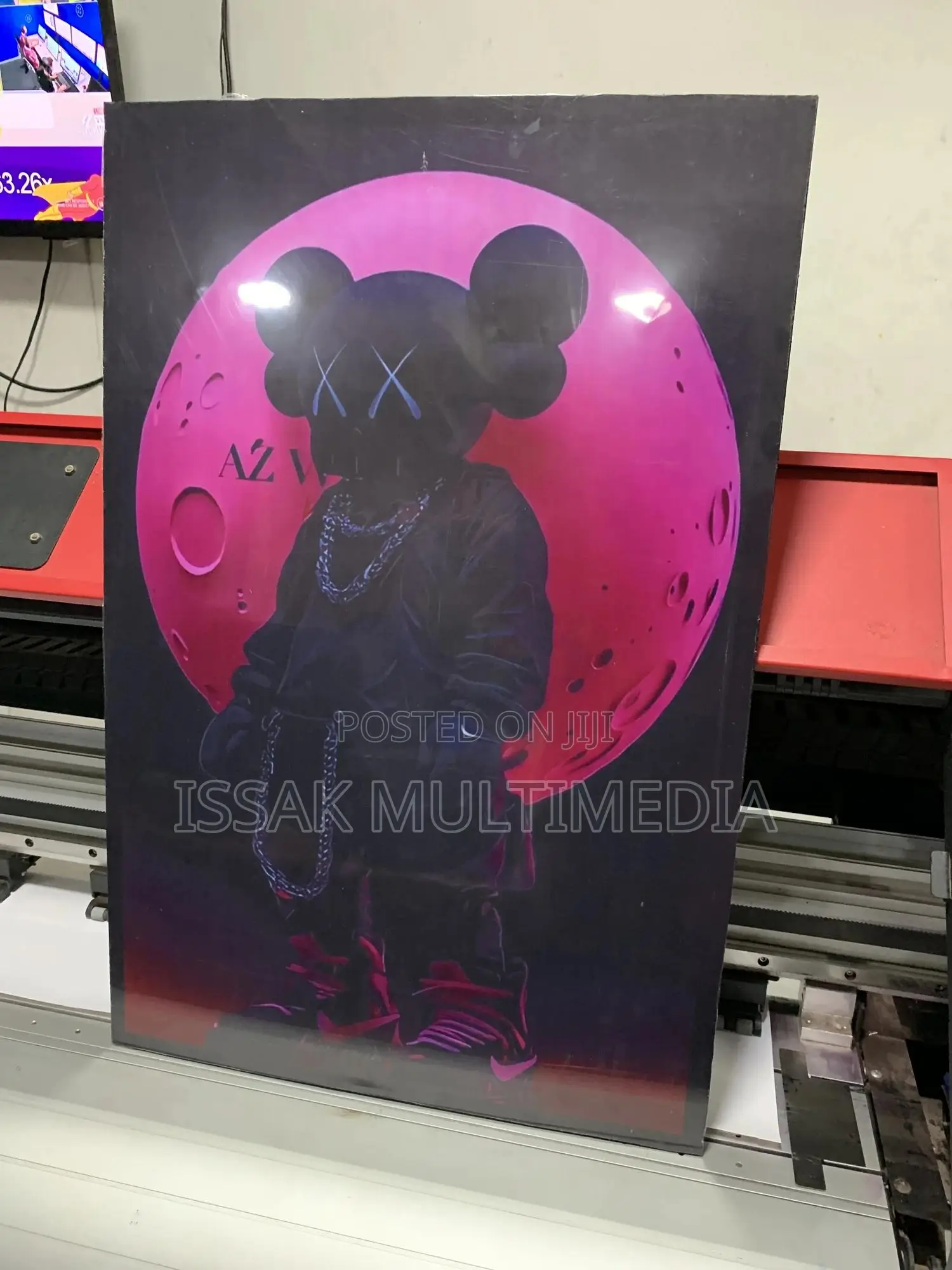 Kaws Art Frame Design 16x 24in