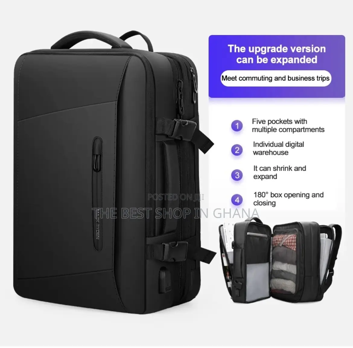 Portable Multi- Function Large Capacity Usb Bag Made in Uk