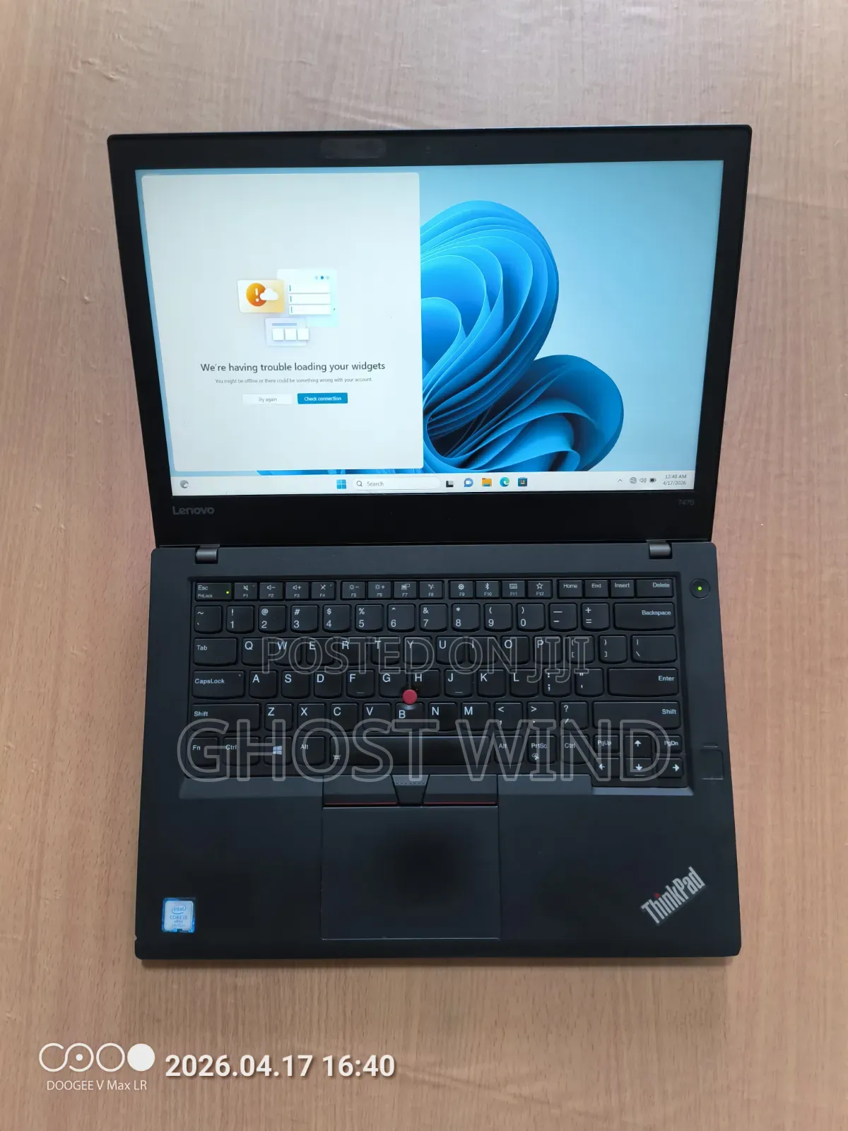 Laptop Lenovo ThinkPad T470 8GB Intel Core i7 SSD 256GB