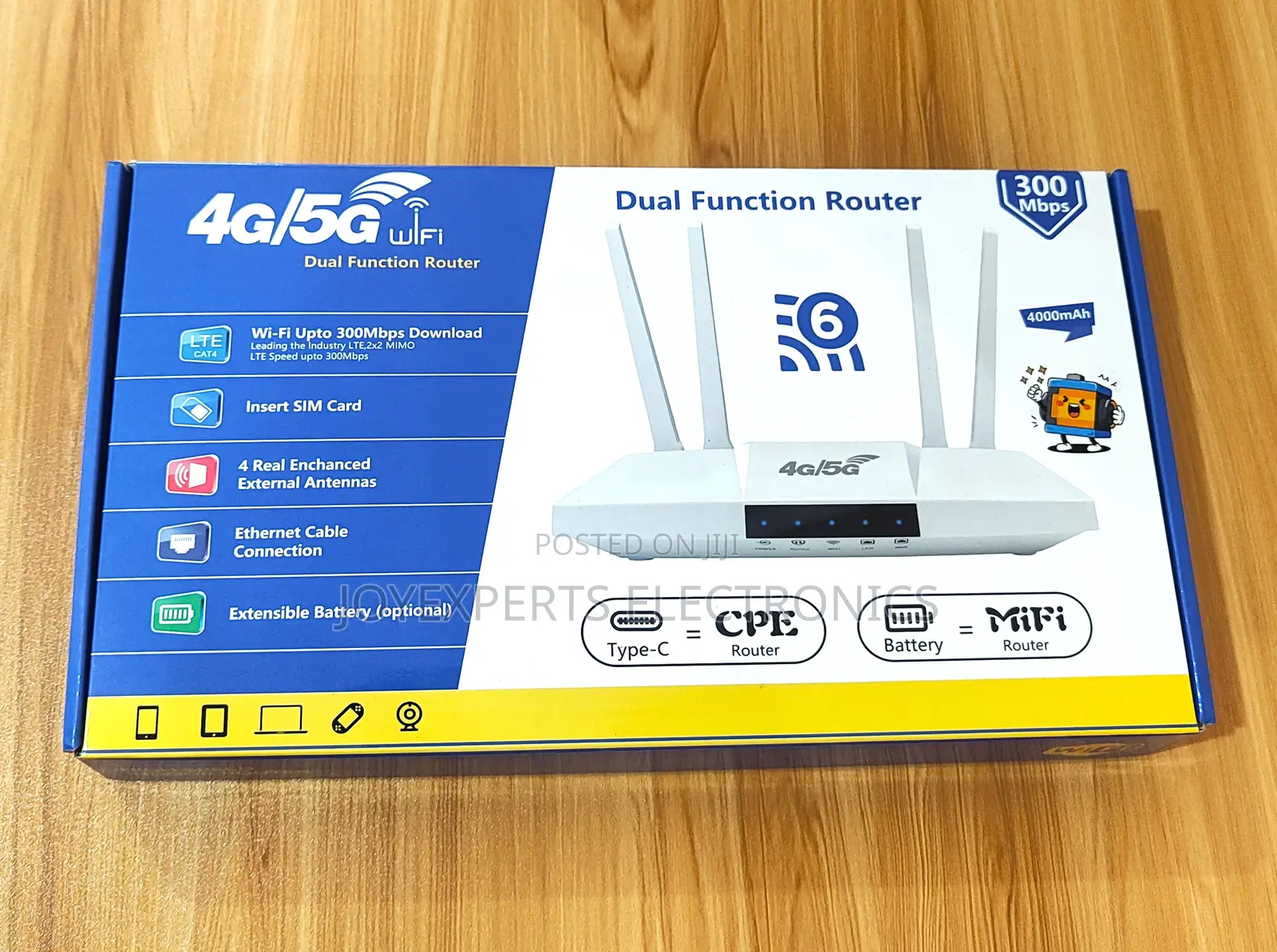 Super Fast 4g/5g Dual Function Wireless Router - New