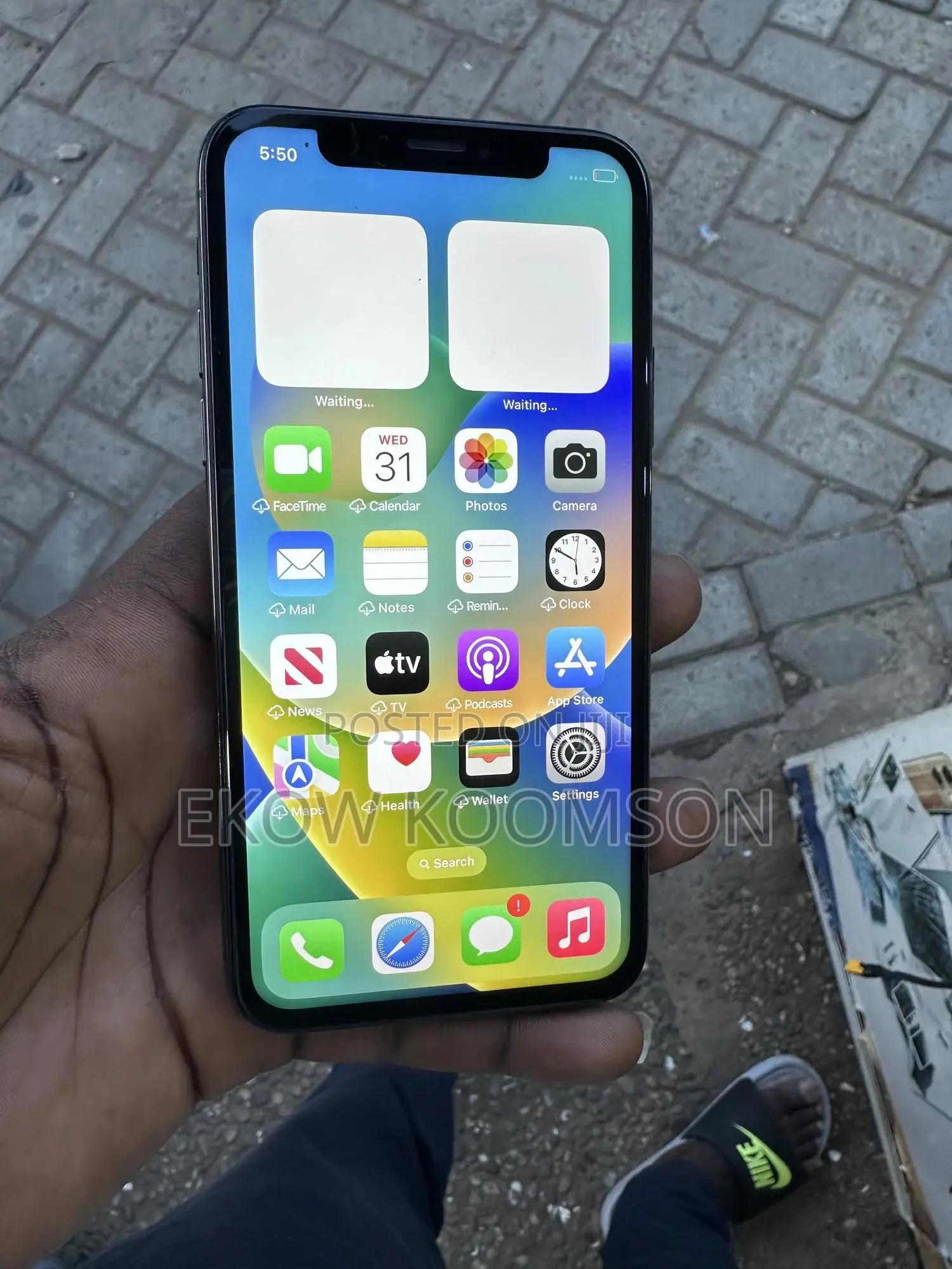 Apple iPhone X 64 GB Black