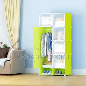 8 Cubes Wardrobe With Shoe Rack