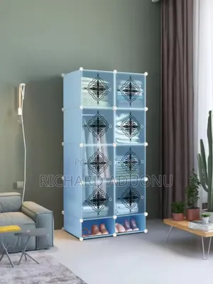 8 Cubes Wardrobe With Shoe Rack