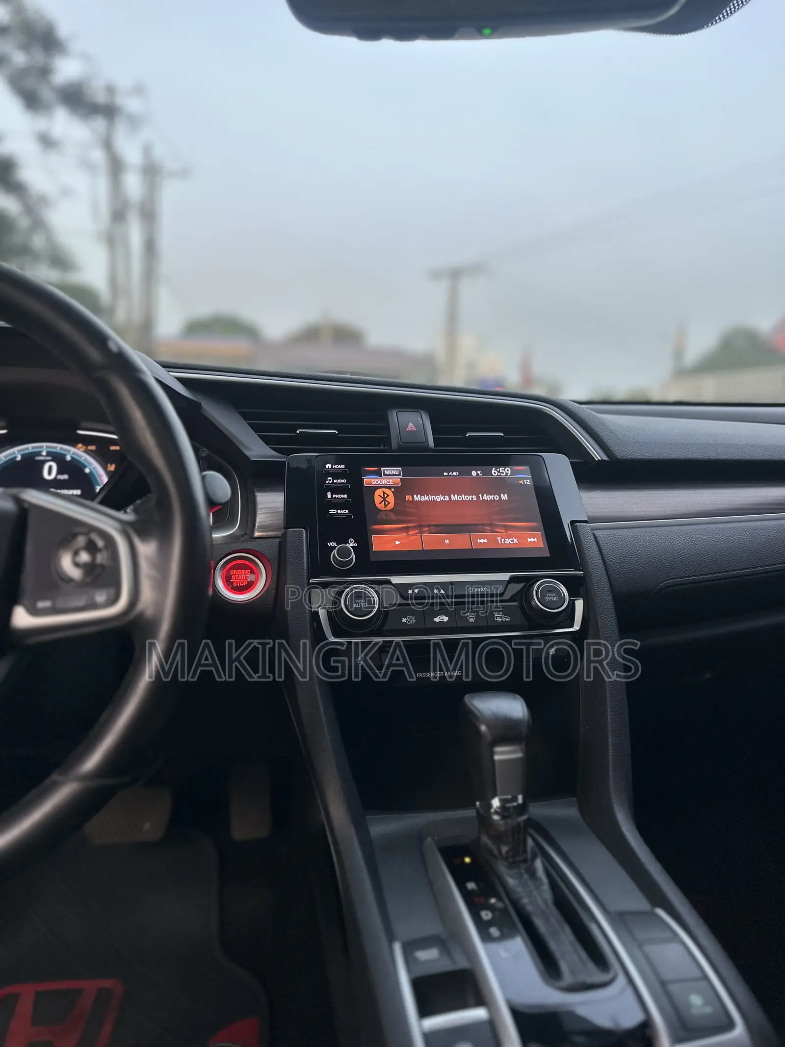 Honda Civic EX-L Sedan 2019 White