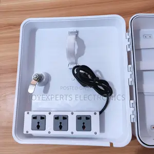 Professional Weatherproof Outdoor Box With Integrated Power Sockets