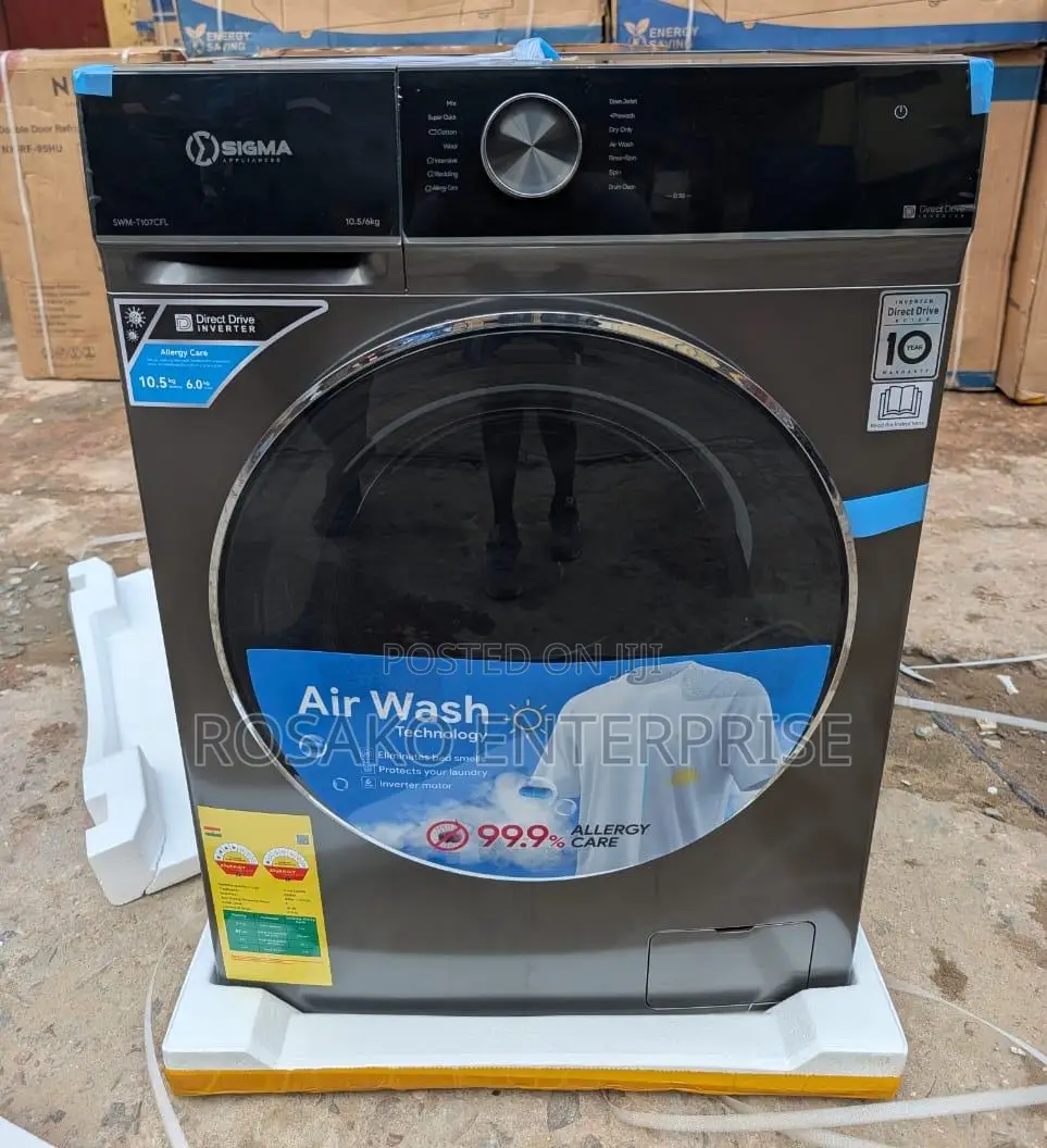 Sigma *10.5kg* Front Load Fully Automatic Washer and Dryer