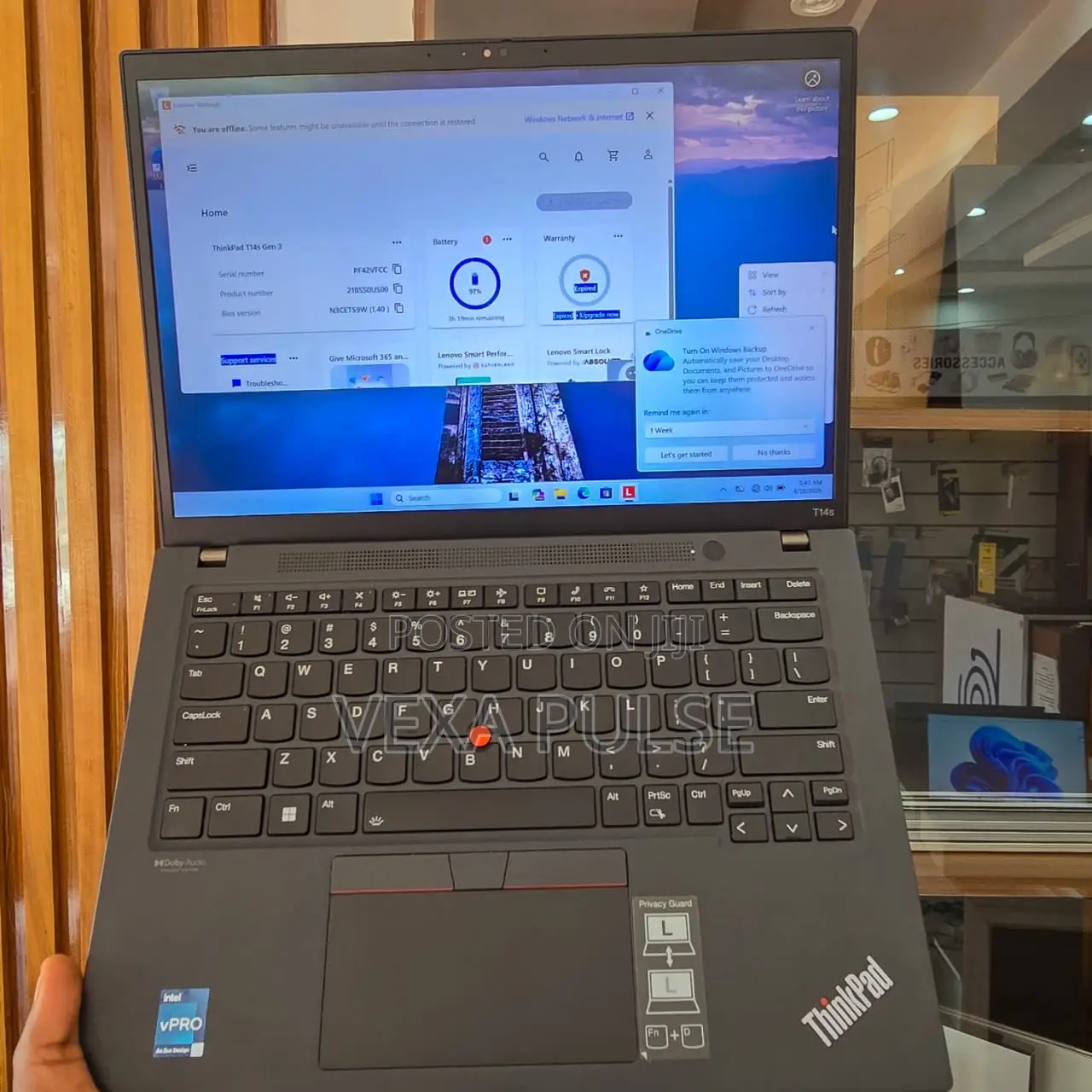 Laptop Lenovo ThinkPad T14 G3 16GB Intel Core i7 SSD 256GB