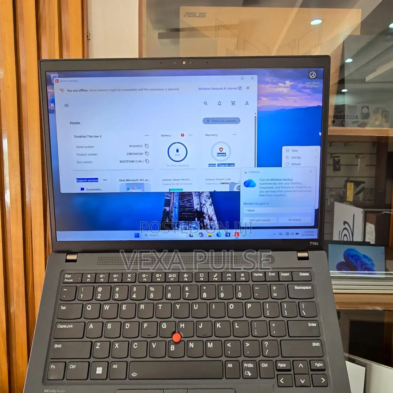 Laptop Lenovo ThinkPad T14 G3 16GB Intel Core i7 SSD 256GB