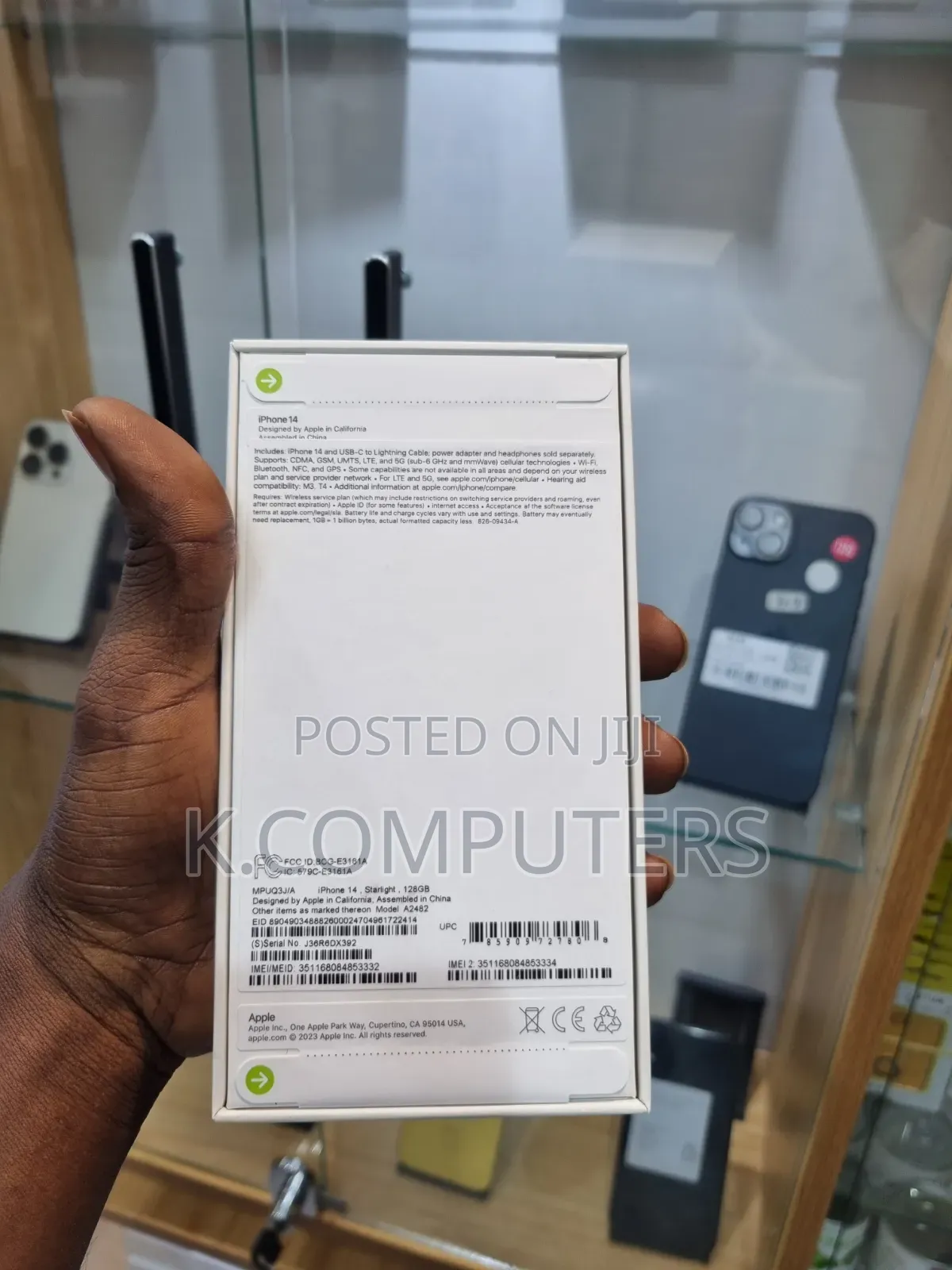 New Apple iPhone 14 128 GB White