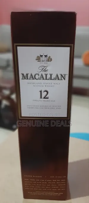 Macallan Whiskey 12yrs Old