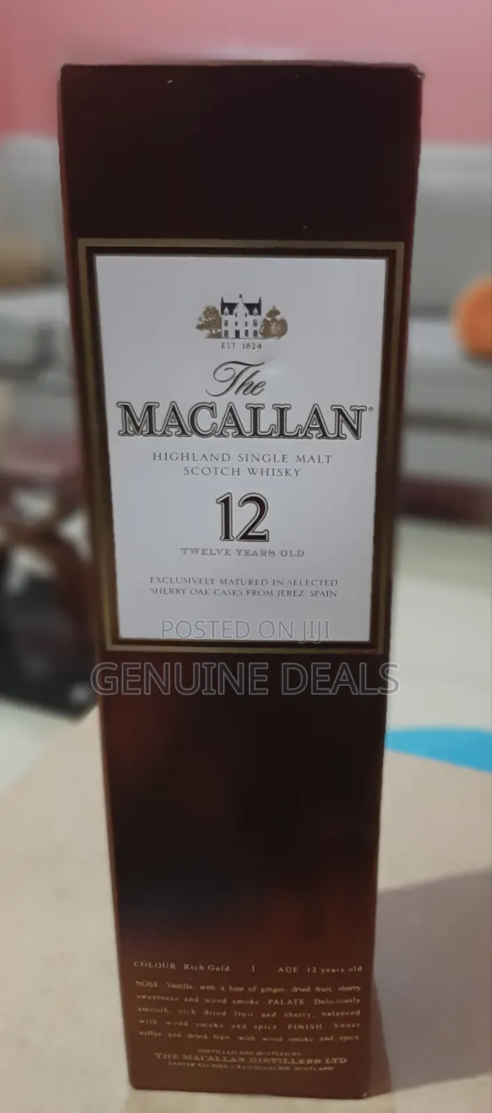 Macallan Whiskey 12yrs Old