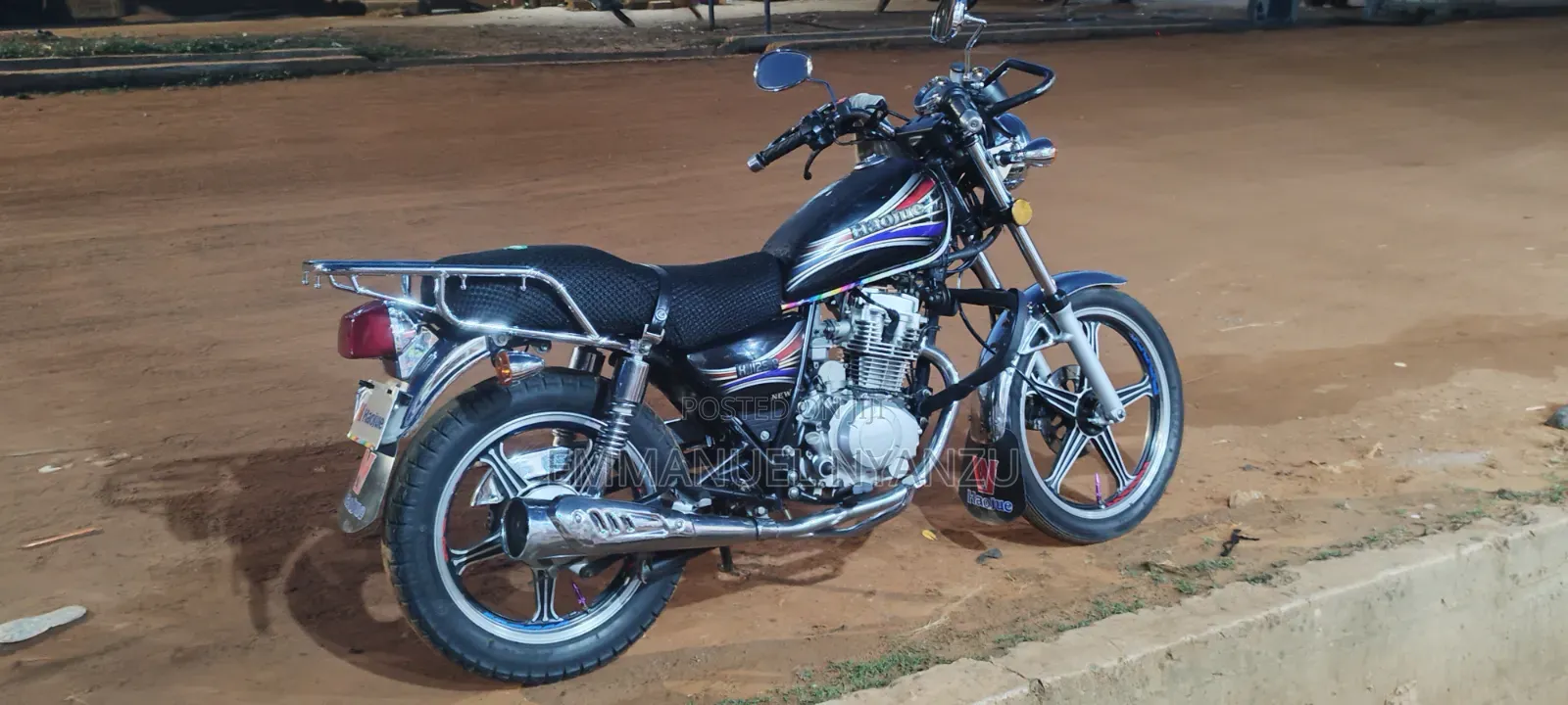 Haojue HJ125-8K 2025 Black