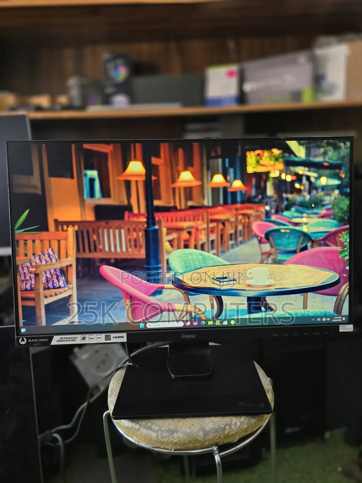 25inch Iiyama 75hz, 1ms, Gaming Monitor