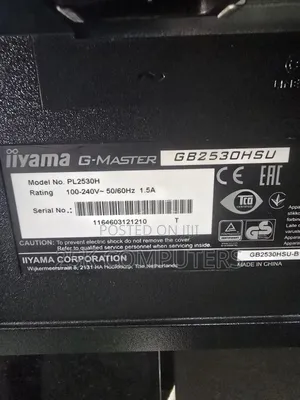 25inch Iiyama 75hz, 1ms, Gaming Monitor