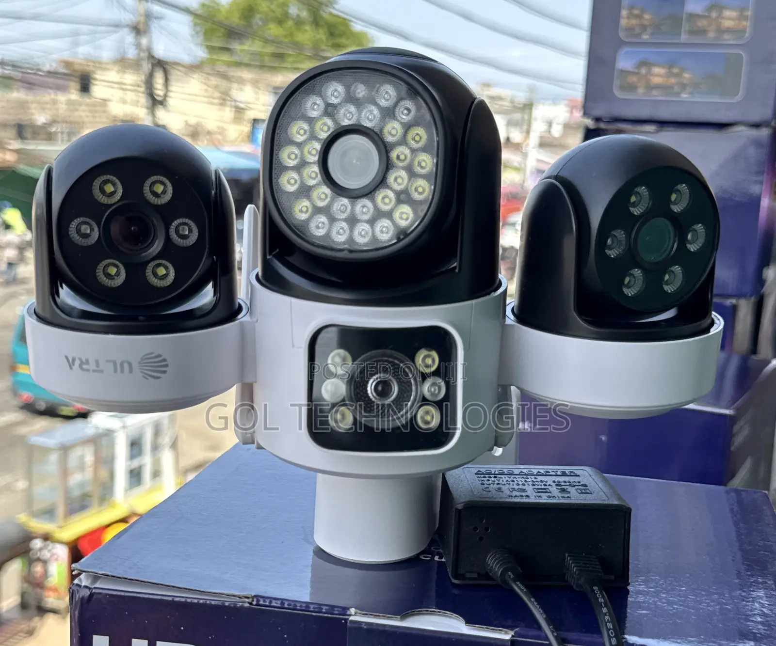 3lens Powered 4g Smart Camera Camera With Motion Detection 6mp