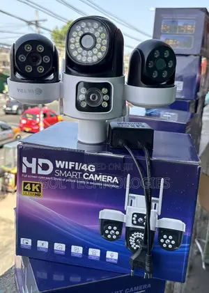 3lens Powered 4g Smart Camera Camera With Motion Detection 6mp