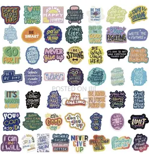 Inspirational Stickers for Laptops, Game Consoles,Cars Etc(Loc:Kumasi)