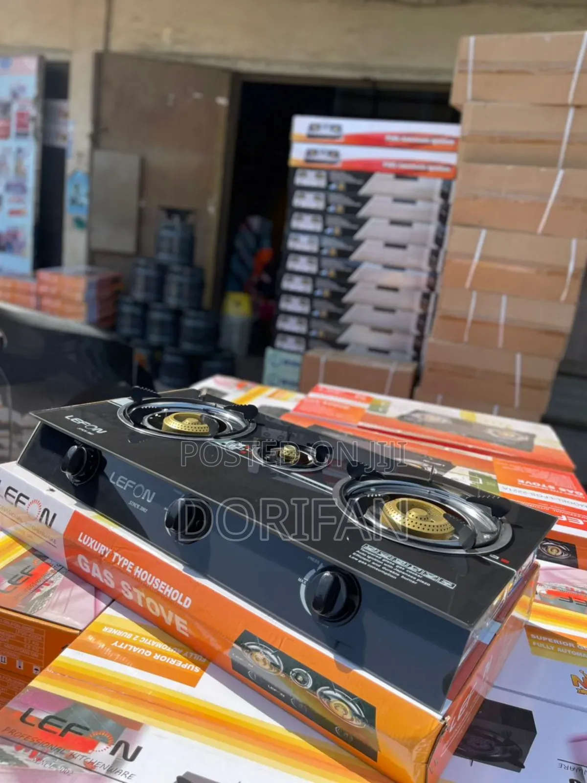 3 Burner Glass Stove Automatic
