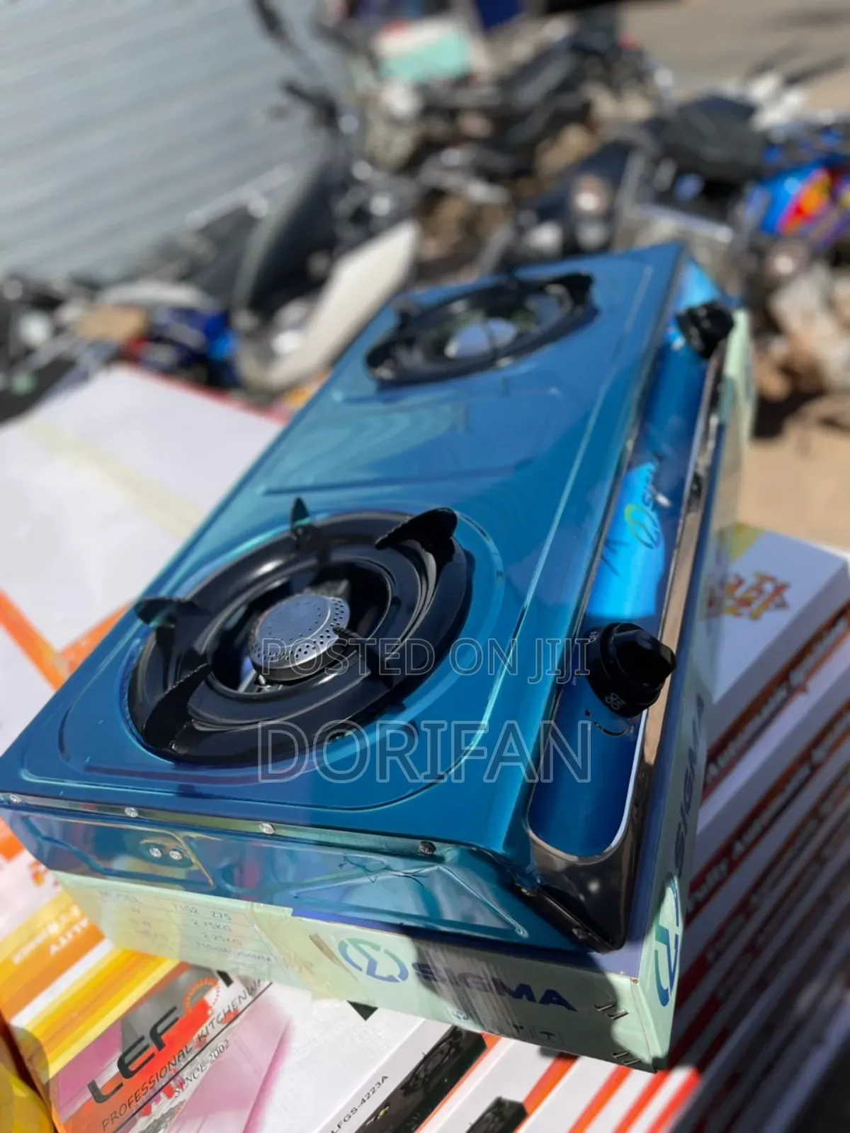 2 Burner Automatic Stove Sigma