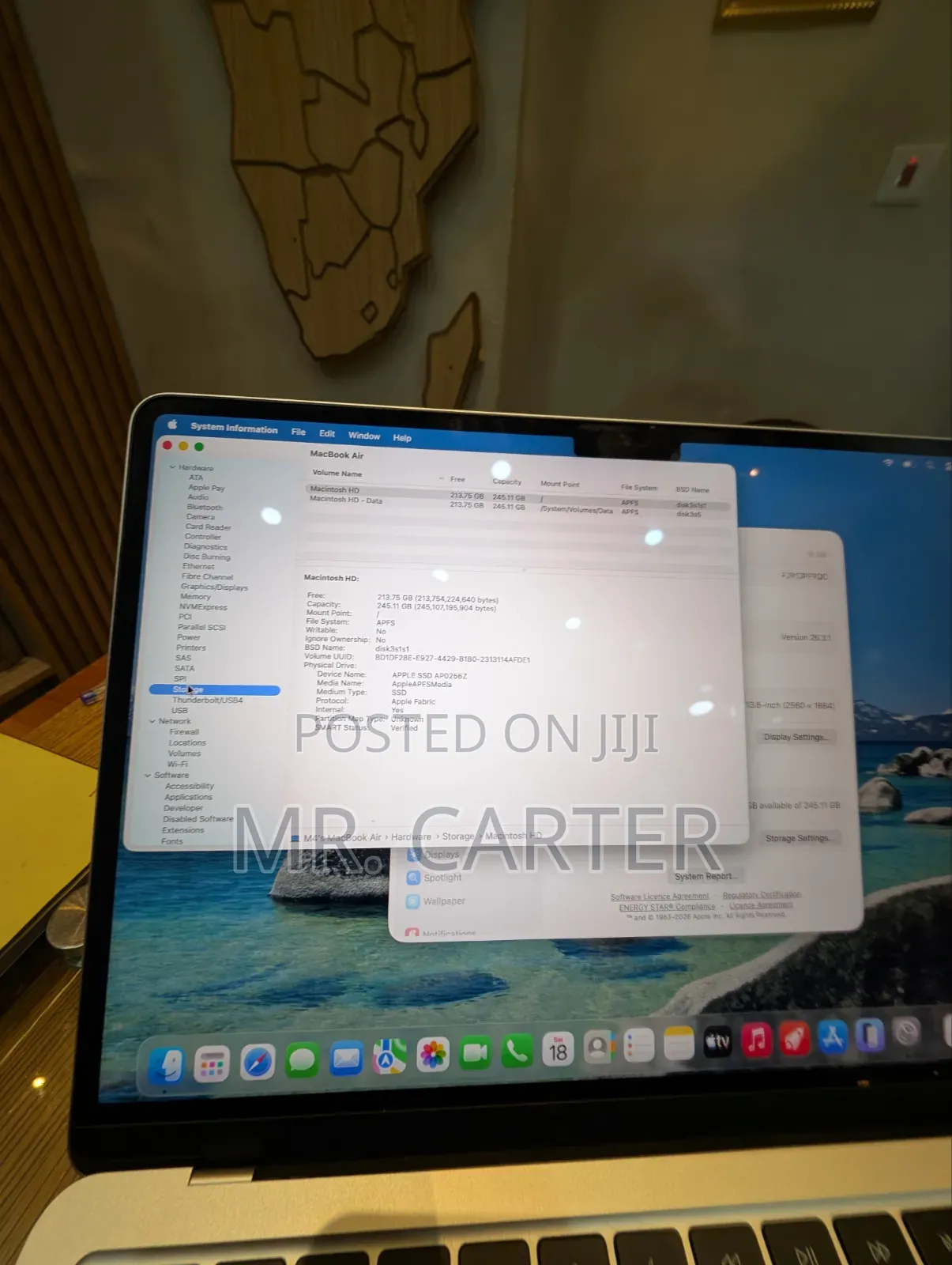 New Laptop Apple MacBook Air 2025 M4 13-inch 16GB Apple M4 SSD 256GB