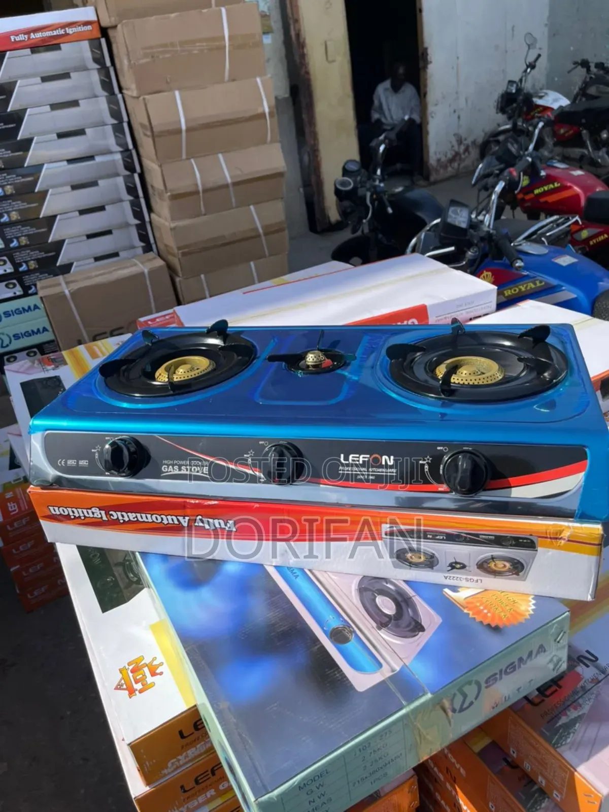 3 Burner Automatic Stove