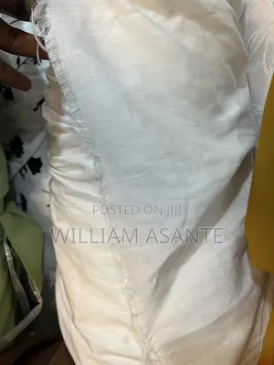 Authentic White Linen Fabric