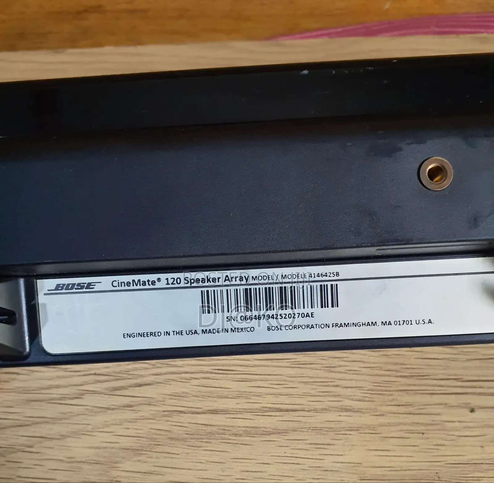 Bose Cinemate 120 Speaker Array