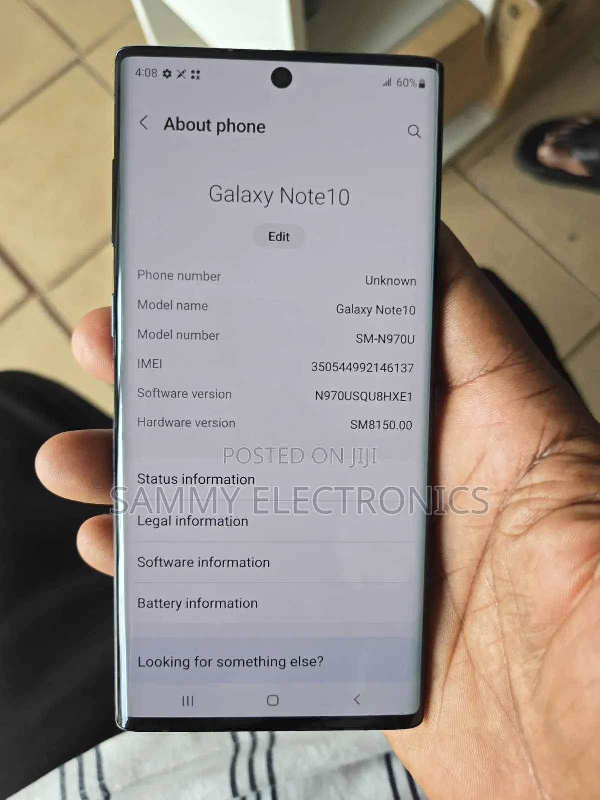 Samsung Galaxy Note 10 5G 256 GB Black