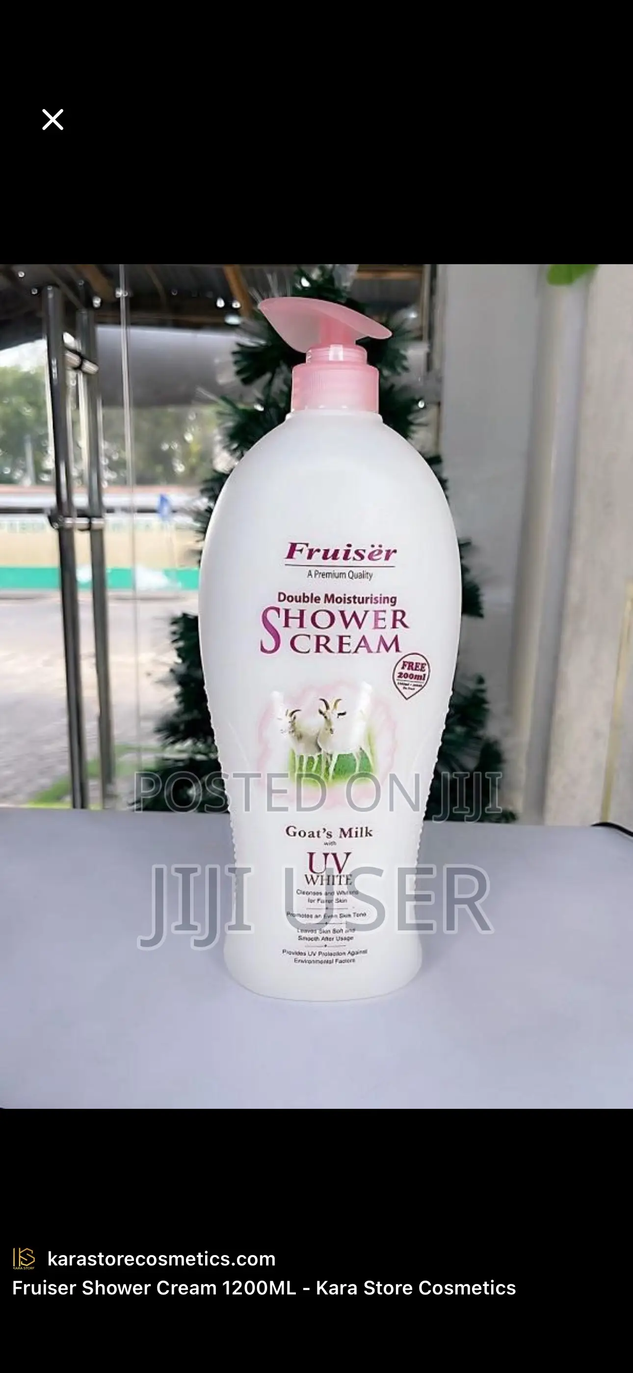 Quality Fruiser White Goat Milk Shower Gel in Stock