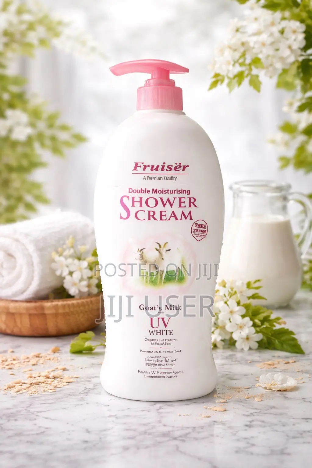 Quality Fruiser White Goat Milk Shower Gel in Stock