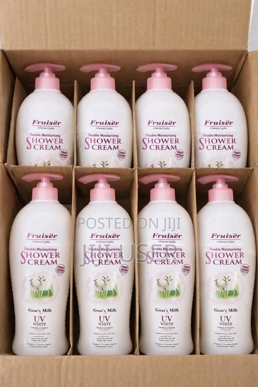 Quality Fruiser White Goat Milk Shower Gel in Stock