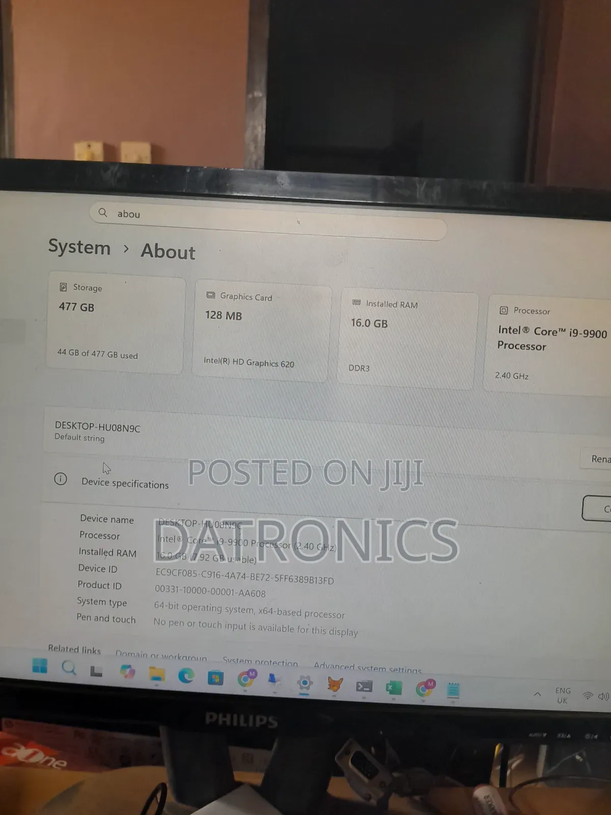 New Desktop Computer 16GB SSD 256GB