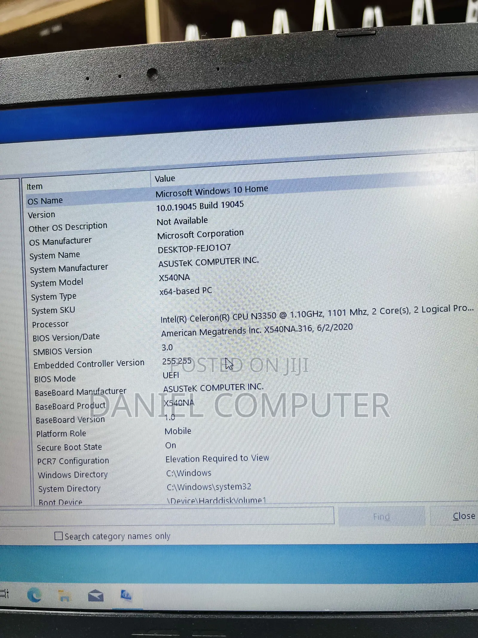 Laptop Asus VivoBook 15 X540NA 4GB Intel Celeron HDD 750GB