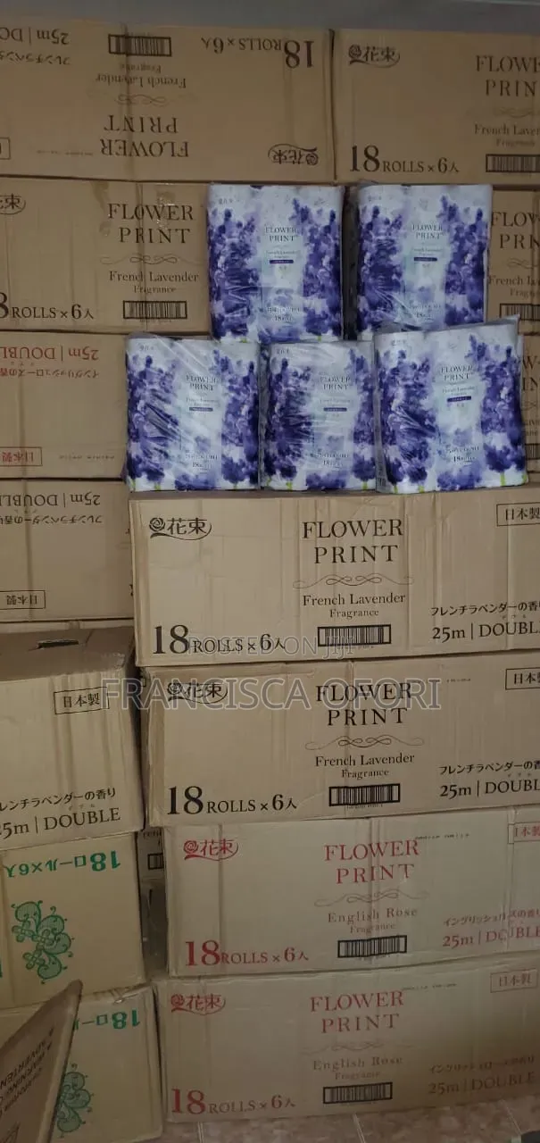 Flower-Print and Eco Color T-Rolls