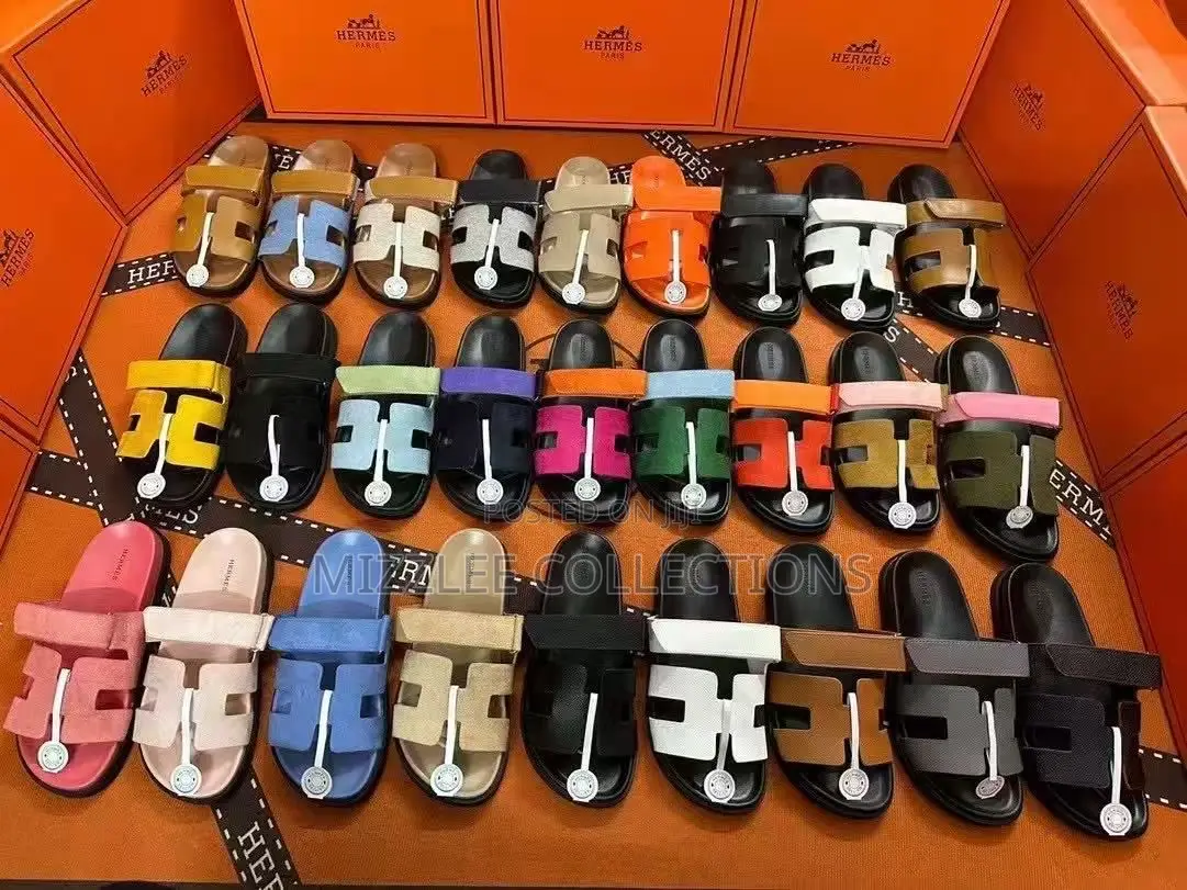 Quality Original Hermes Unisex Slippers Available in 36-42