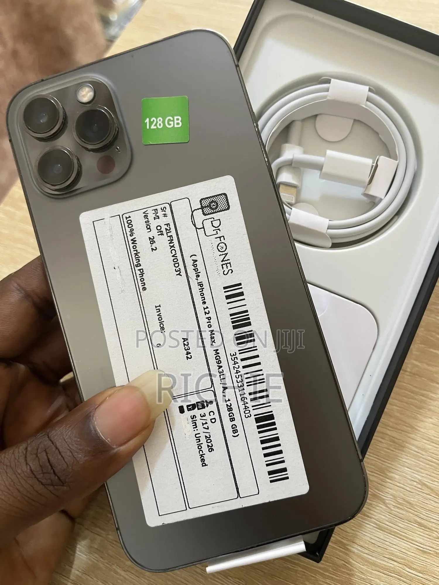 New Apple iPhone 12 Pro Max 128 GB Gray