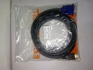 Original 5m Hdmi to Vga (Male to Male) Cable