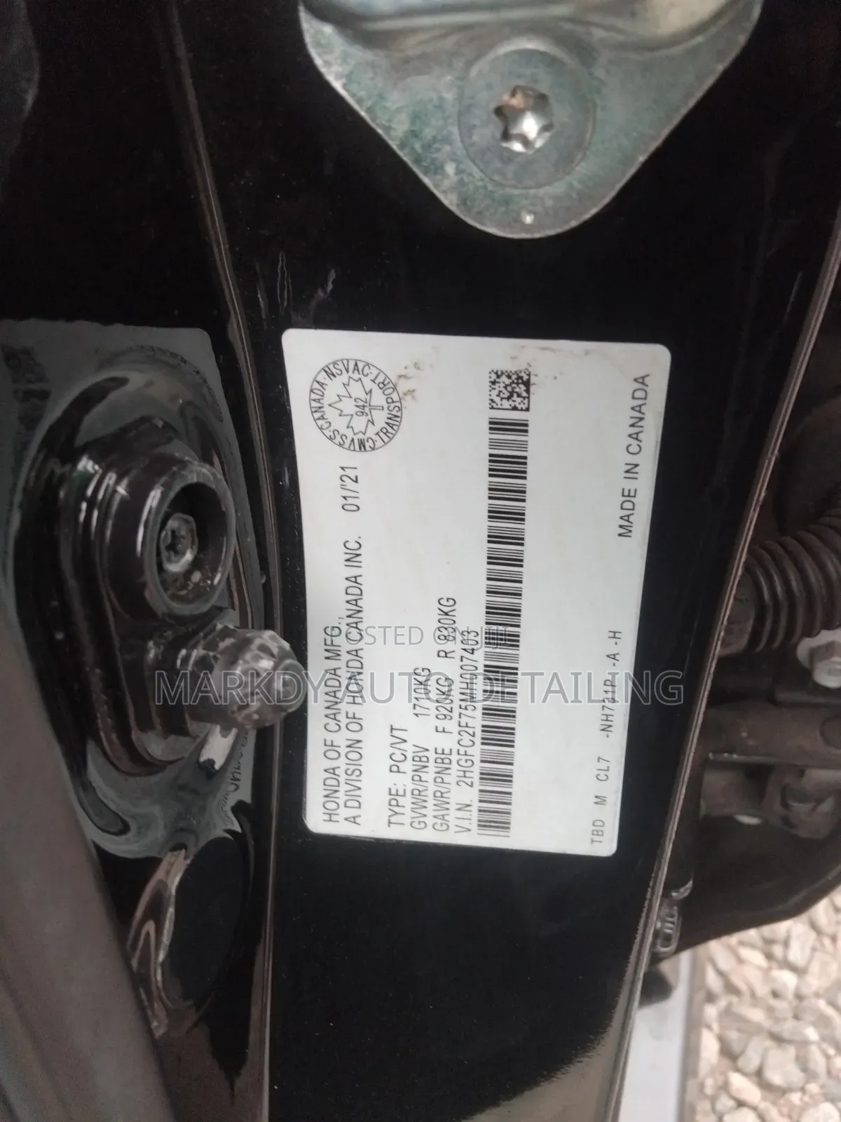 Honda Civic 2021 Black