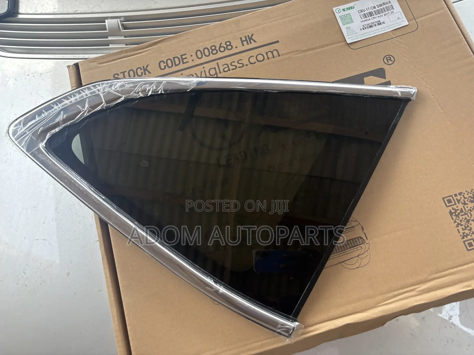 Honda CRV Body Vent Side Glass 2017 2018 2019 2020 2021 2022