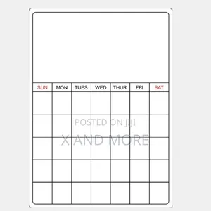 Sticky Memo + Calendar Board for Refrigerator and Surfaces
