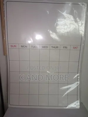 Sticky Memo + Calendar Board for Refrigerator and Surfaces