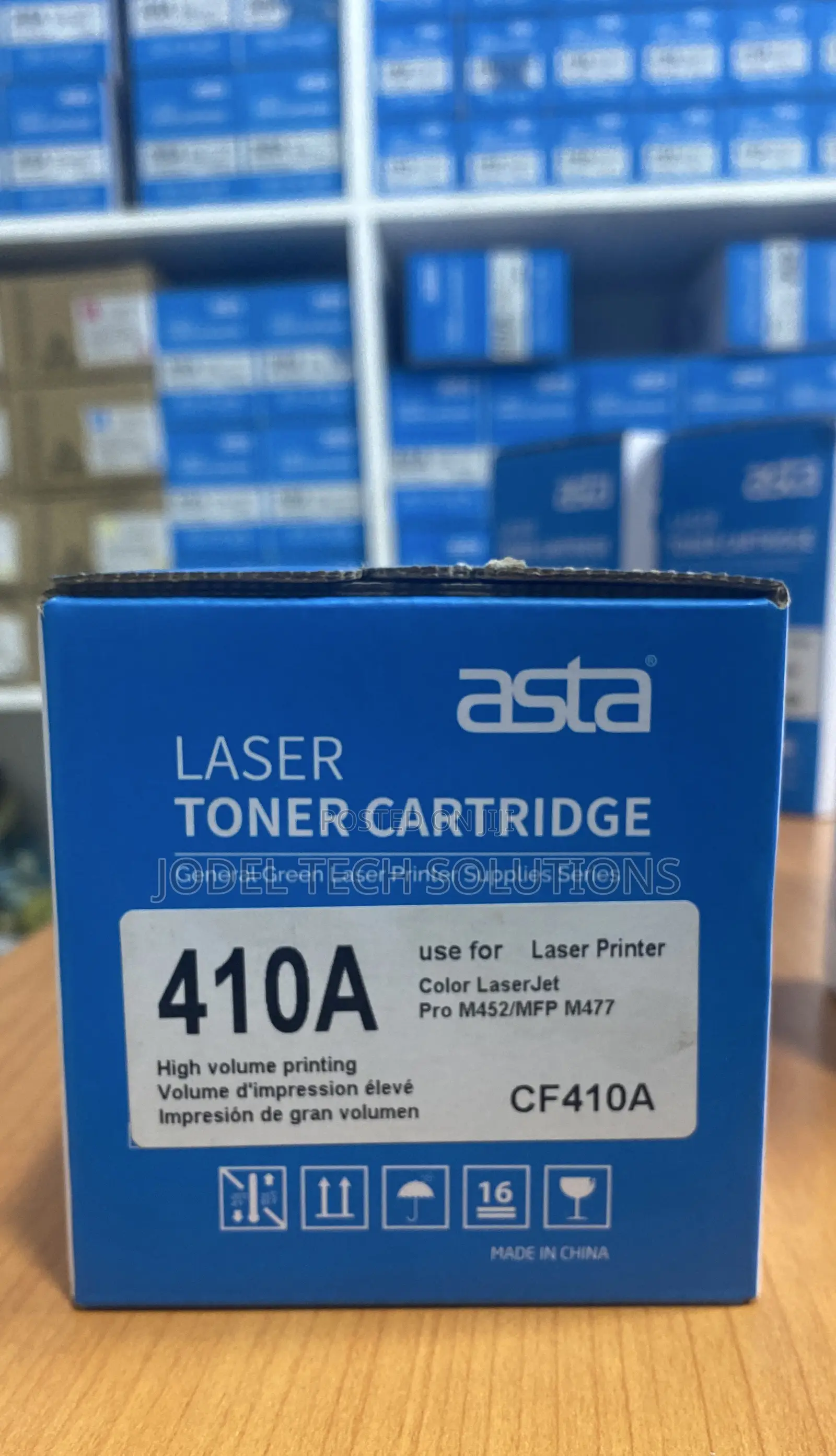 Asta 410a Black Laser Toner Cartridge (Cf410a)