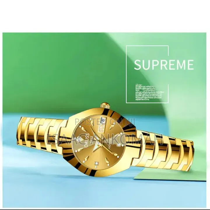Luxury Gold Watch Ladies