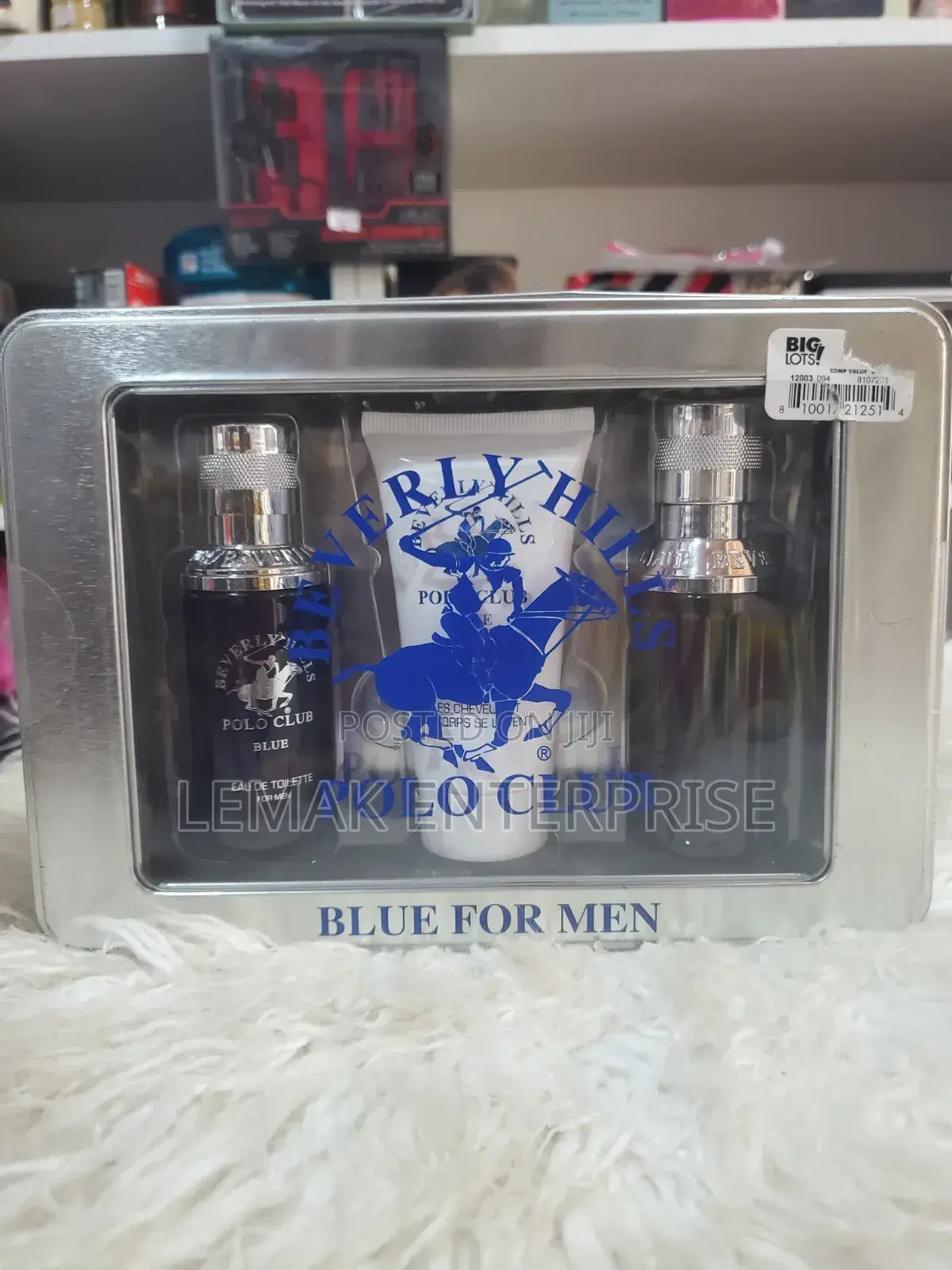 Beverly Hills Polo Club Blue Perfume, Shampoo and After Shave Lotion