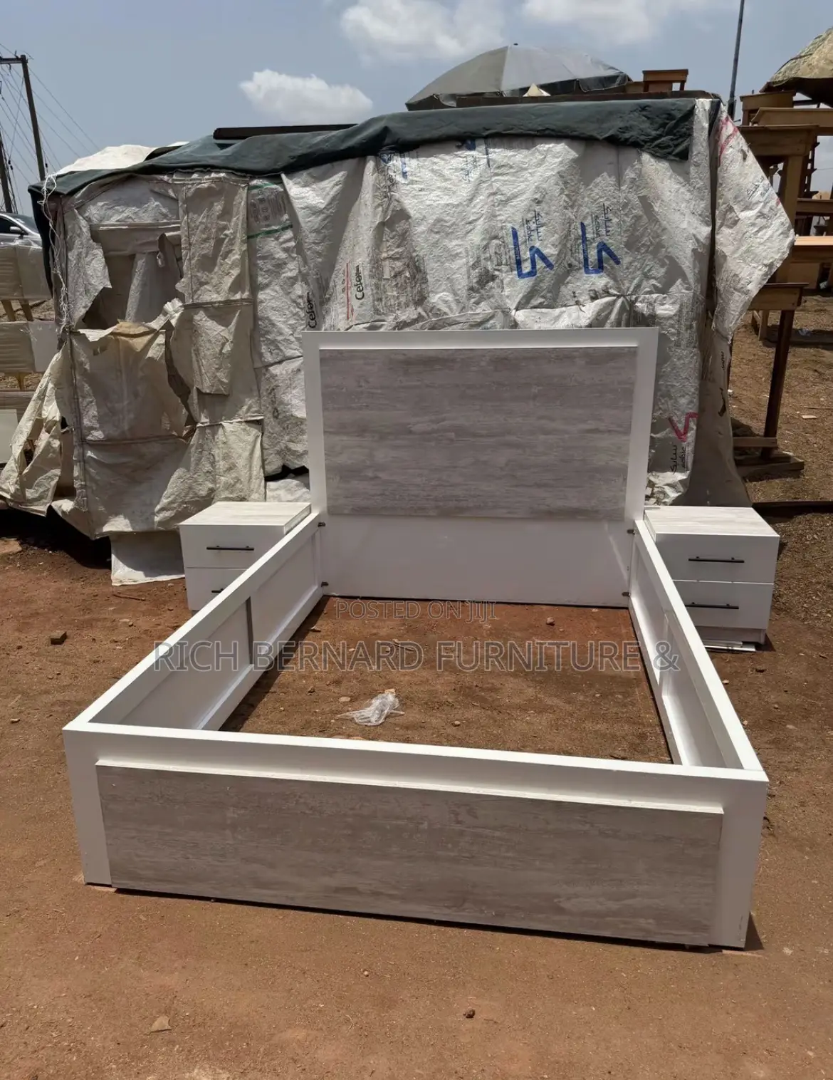 Laminated Double Bed Frame