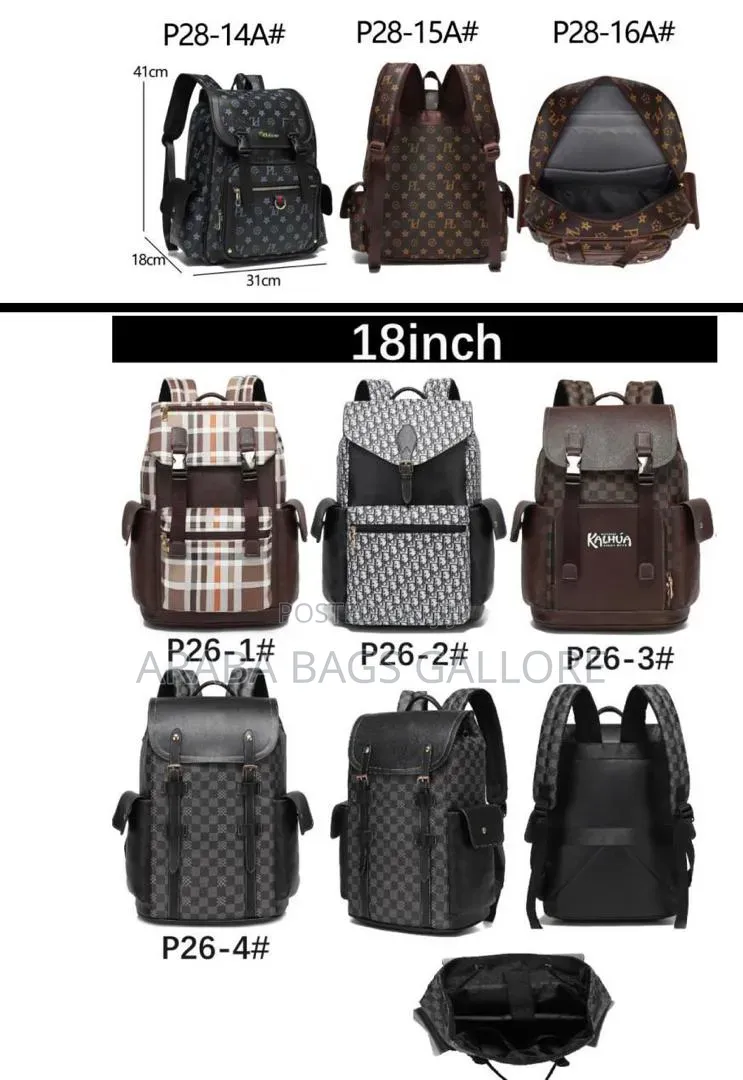 Good Quality Fashionable Leather Laptop Backpack.